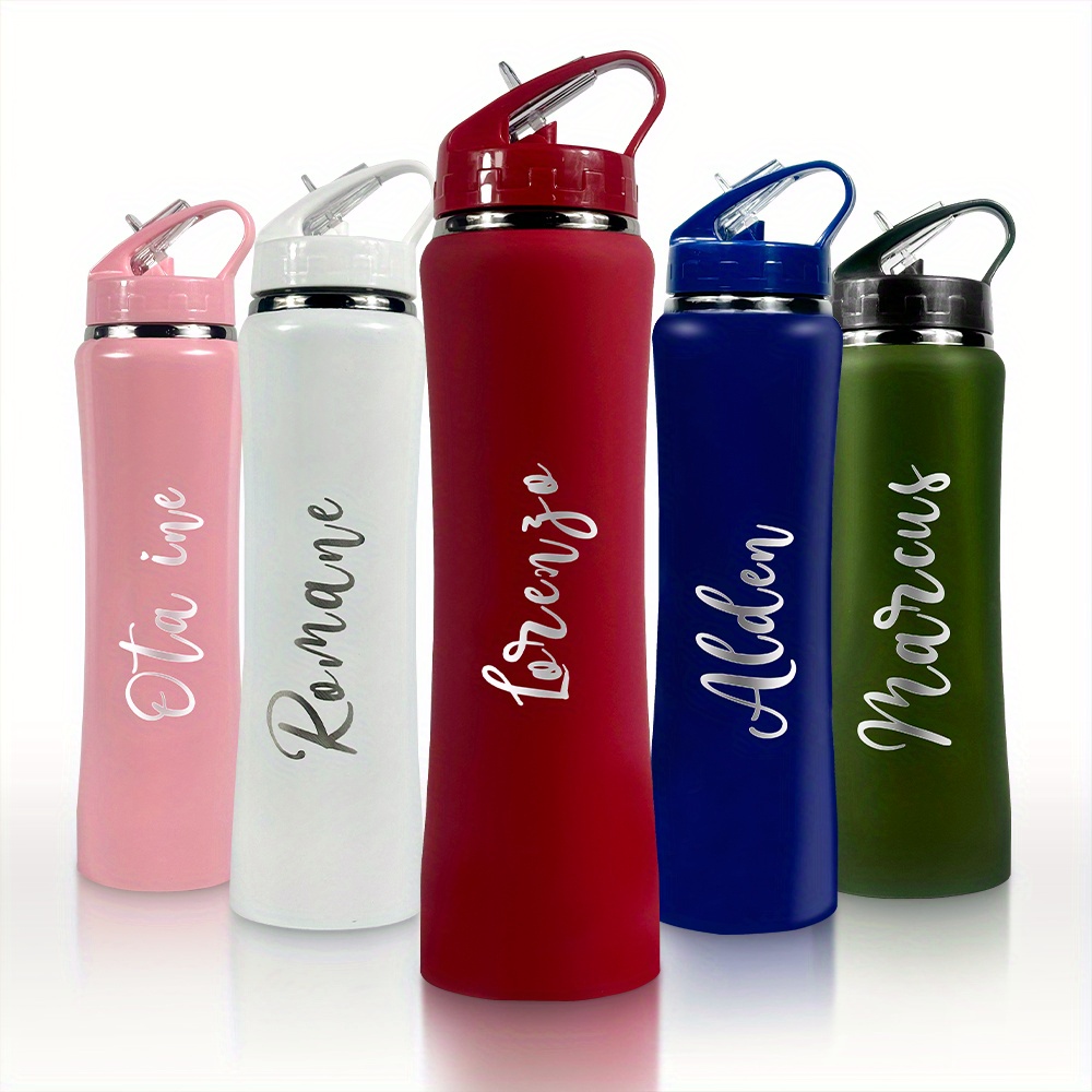 Name Sports Equipment - Garrafa de Água com Nome Personalizado,