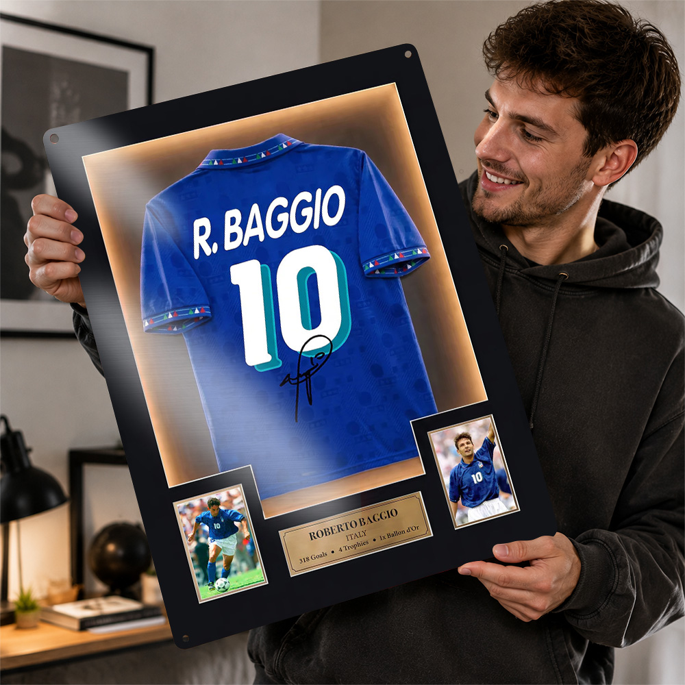 Sports Equipment Poster - Pôster de Memorabilia de Roberto Baggio,