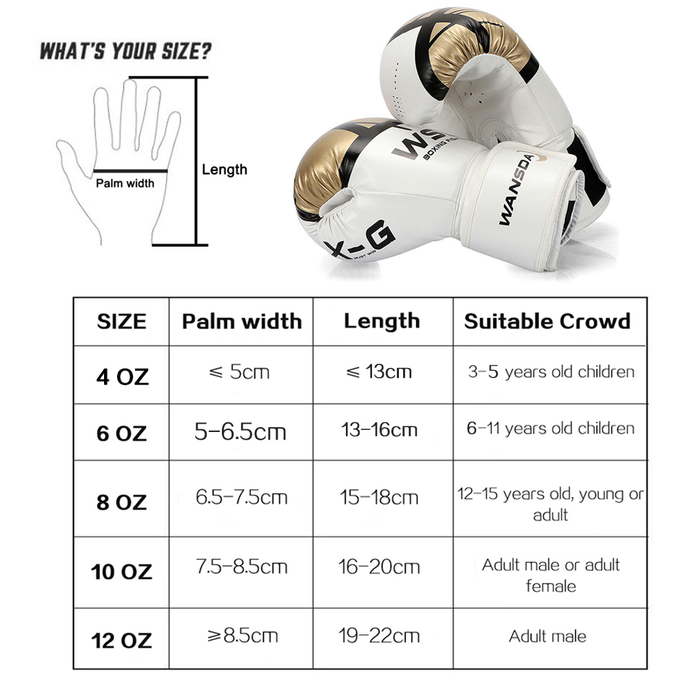 Luvas de couro para boxe, adul - Boxing Glove Set avaliação e preço