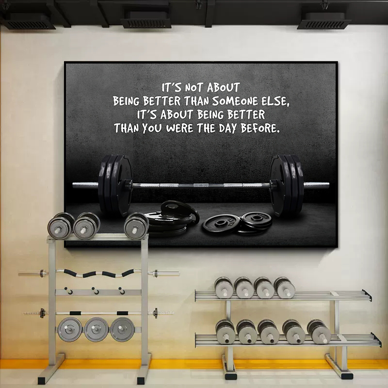 Citação motivacional moderna a - Sports Equipment Poster avaliação e preço
