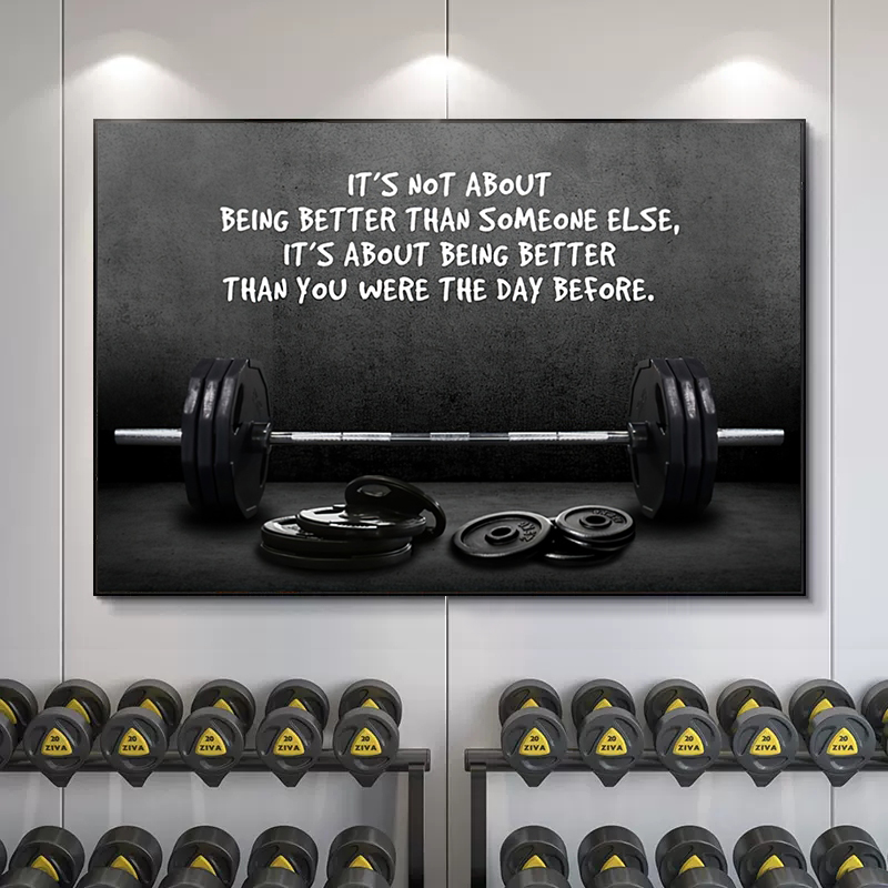 Citação motivacional moderna a - Sports Equipment Poster avaliação e preço