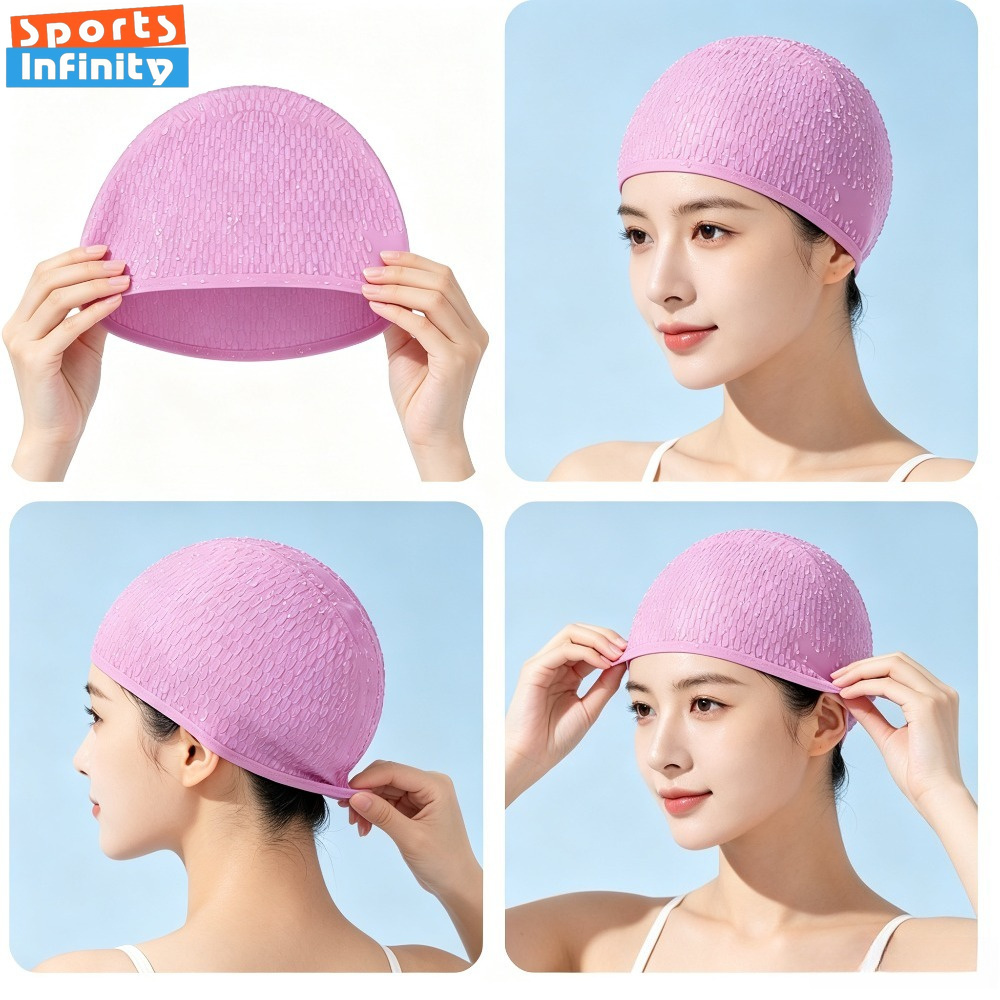 Touca de Natação de Silicone p - Swim Cap Silicone avaliação e preço