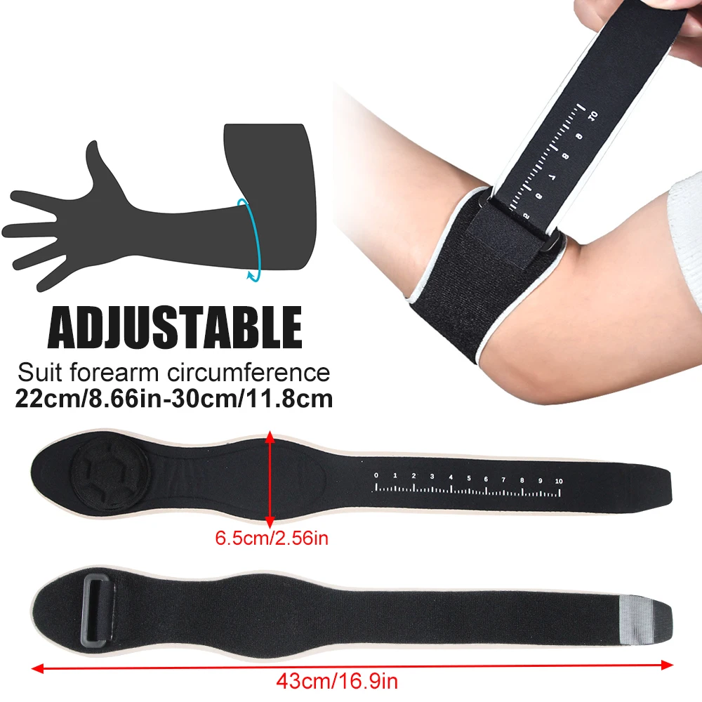 1 peça cinta de cotovelo de tê - Tennis Elbow Brace avaliação e preço