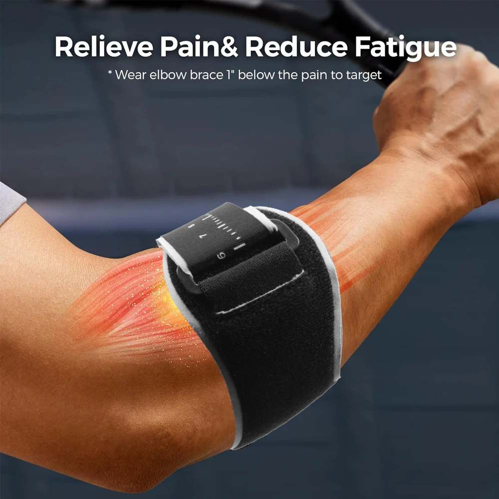 1 peça cinta de cotovelo de tê - Tennis Elbow Brace avaliação e preço