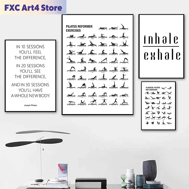 Pôster de Quadro de Exercícios - Sports Equipment Poster avaliação e preço