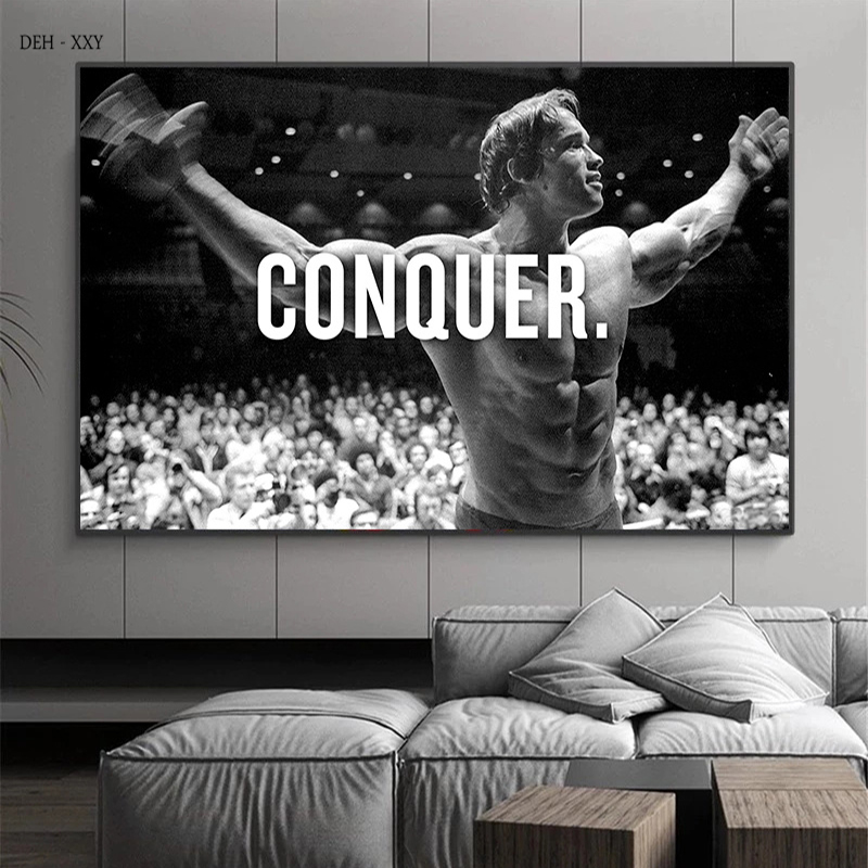 Arnold Schwarzenegger Fitness  - Sports Equipment Poster avaliação e preço