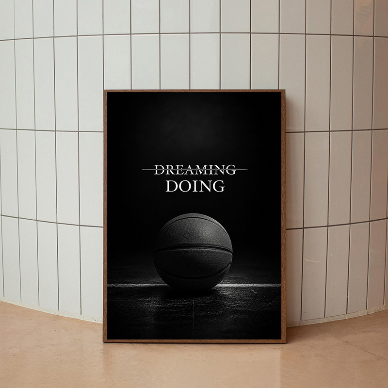 Pôster Motivacional Moderno de - Sports Equipment Poster avaliação e preço